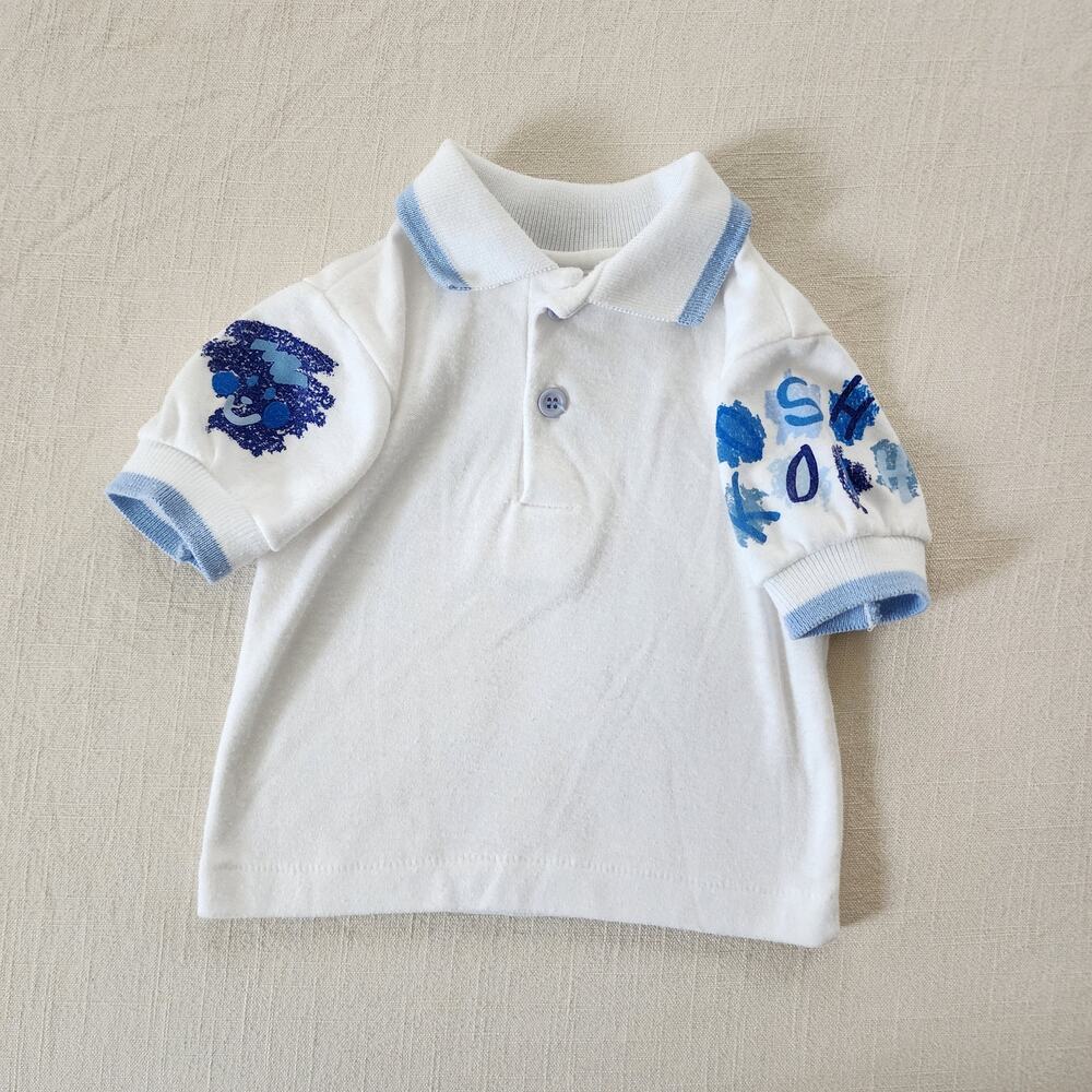 Vintage Oshkosh Colored Sleeves Polo 12 months